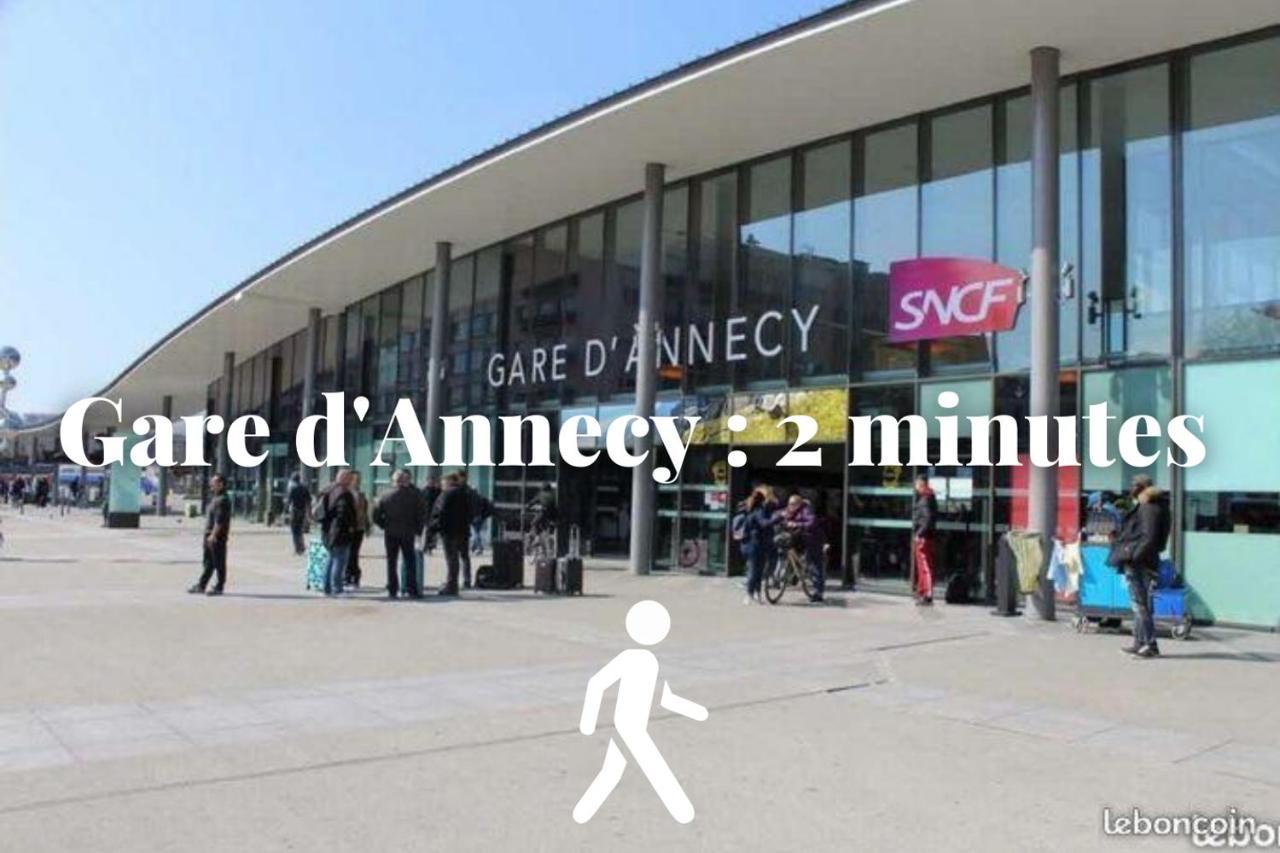 Le Duplex - Hyper Centre - Gare - Wifi - Netflix - Disney + Annecy Ngoại thất bức ảnh